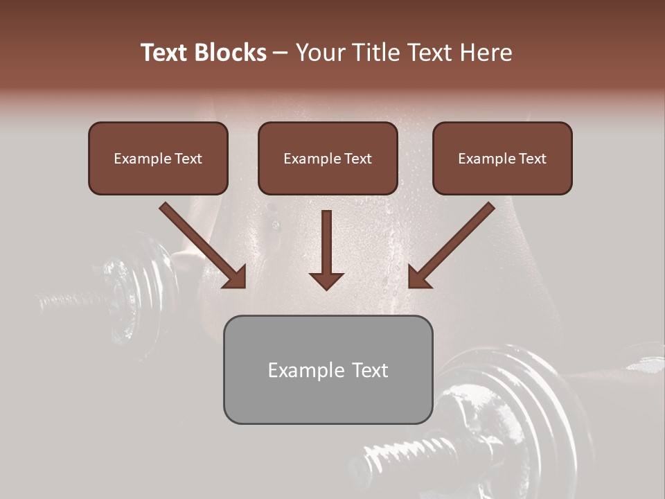 Lady Aerobic Toning PowerPoint Template