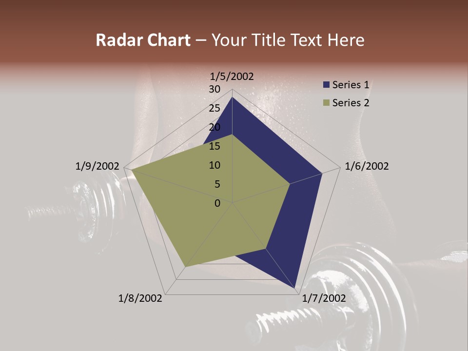 Lady Aerobic Toning PowerPoint Template