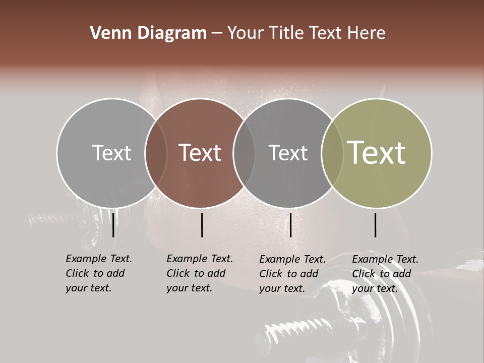 Lady Aerobic Toning PowerPoint Template