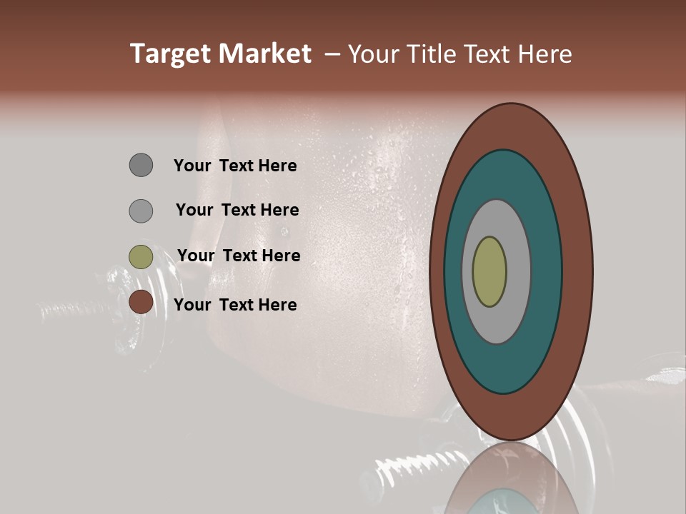 Lady Aerobic Toning PowerPoint Template