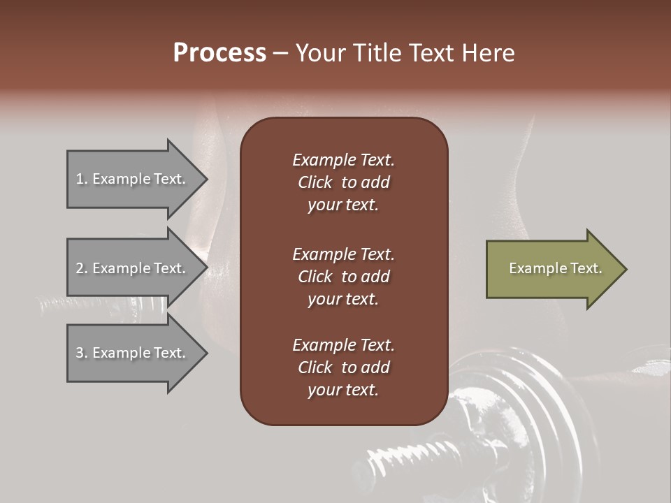 Lady Aerobic Toning PowerPoint Template