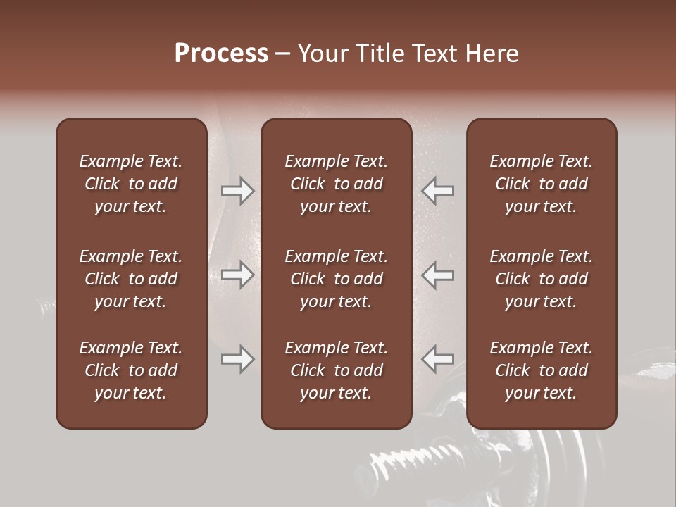 Lady Aerobic Toning PowerPoint Template