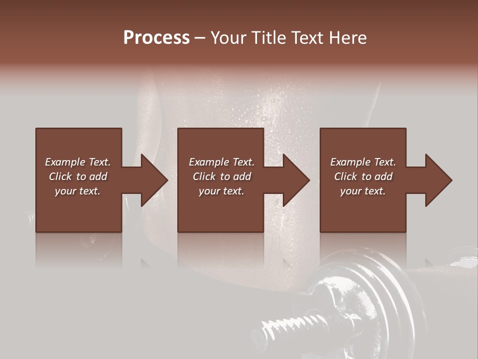 Lady Aerobic Toning PowerPoint Template