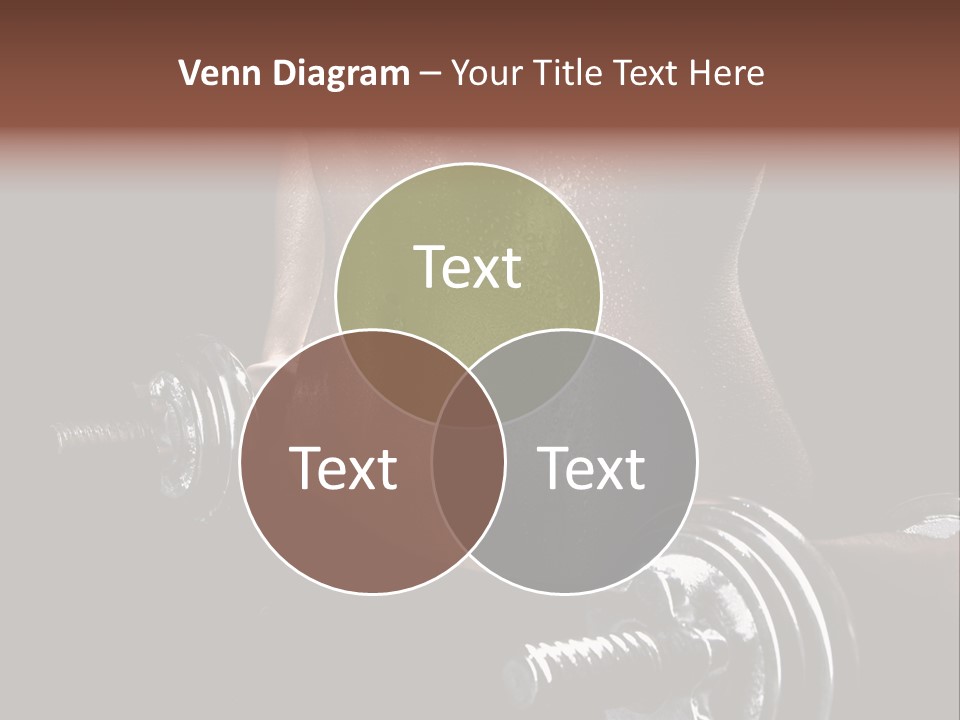 Lady Aerobic Toning PowerPoint Template