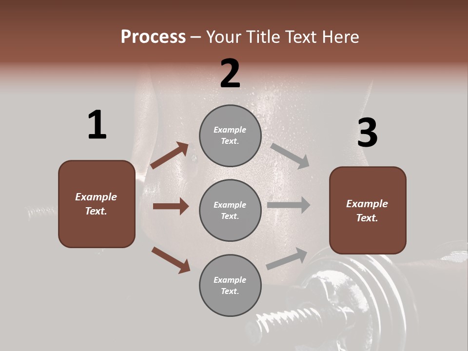 Lady Aerobic Toning PowerPoint Template