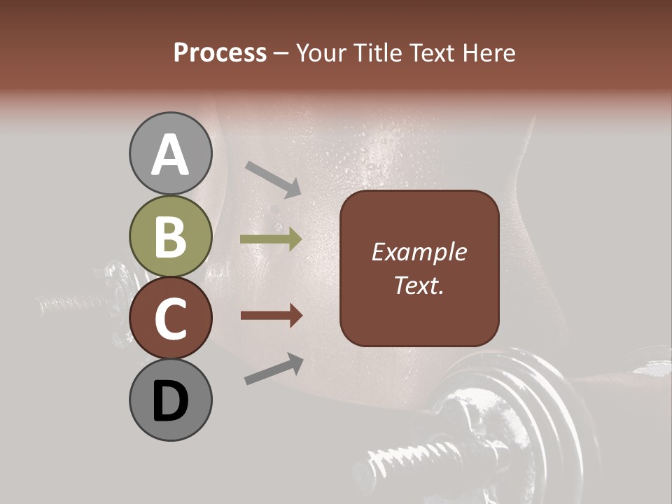 Lady Aerobic Toning PowerPoint Template