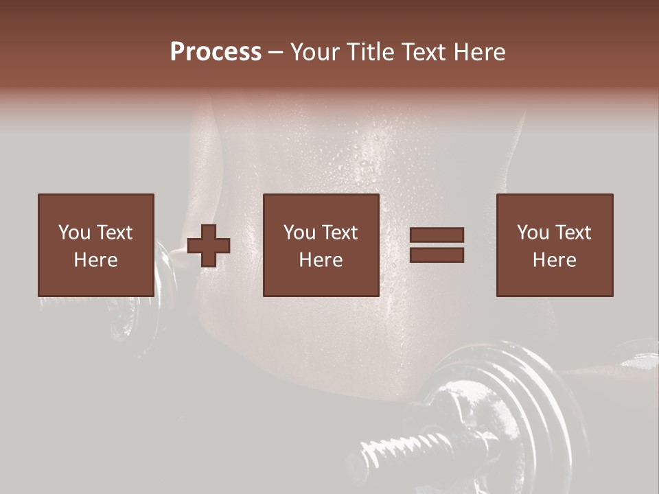 Lady Aerobic Toning PowerPoint Template