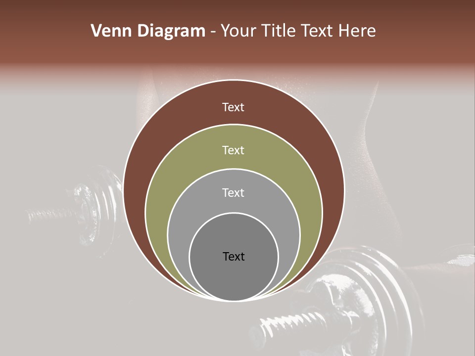 Lady Aerobic Toning PowerPoint Template