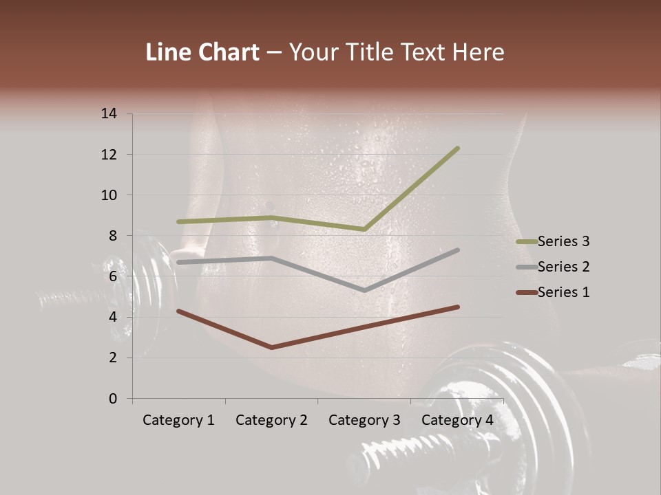 Lady Aerobic Toning PowerPoint Template