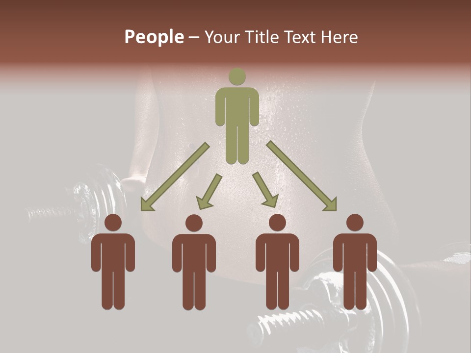 Lady Aerobic Toning PowerPoint Template