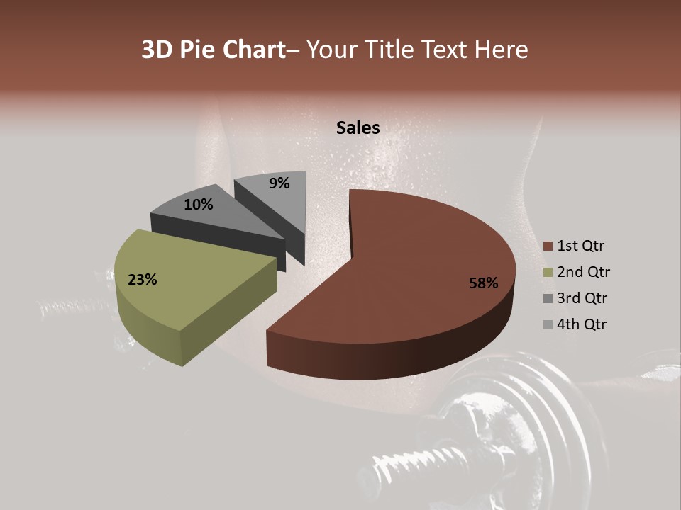 Lady Aerobic Toning PowerPoint Template