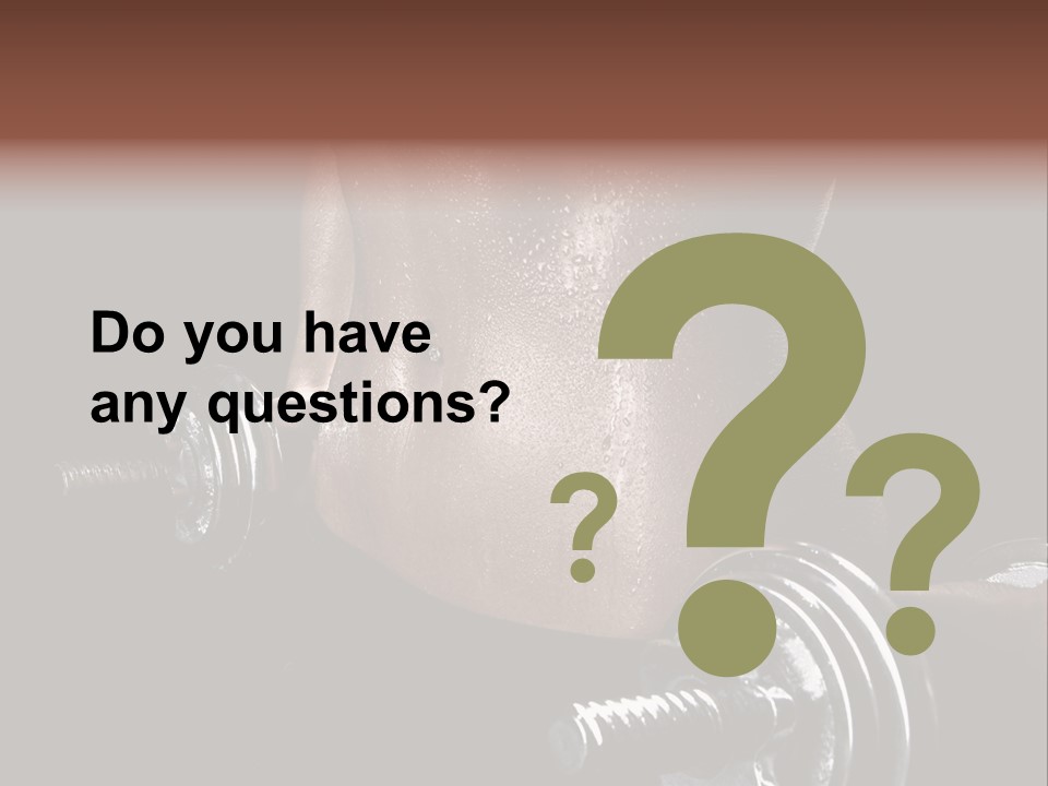 Lady Aerobic Toning PowerPoint Template