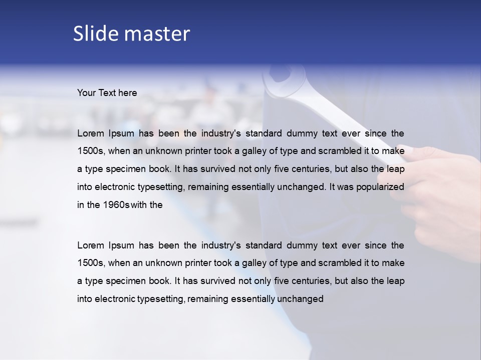 Latinamerican Male Mechanical PowerPoint Template