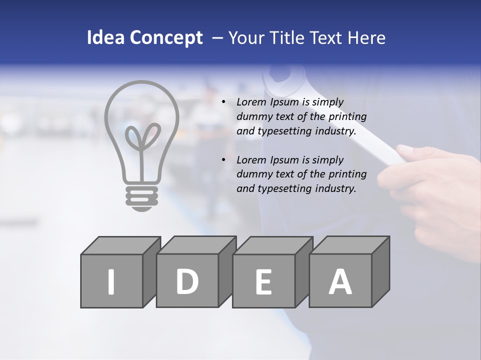 Latinamerican Male Mechanical PowerPoint Template