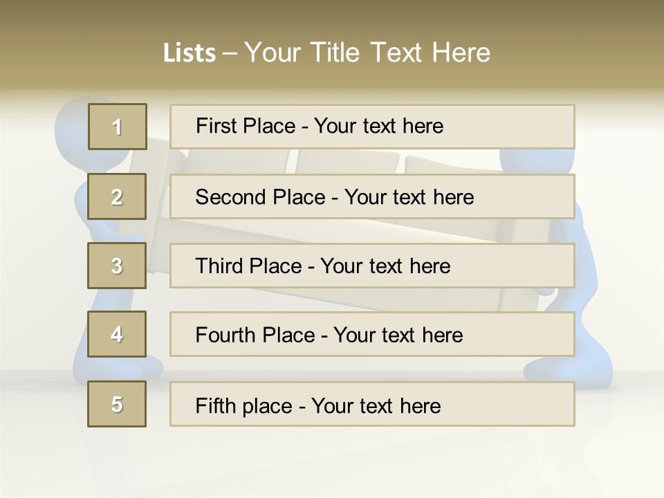 Winner Excitement Joy PowerPoint Template