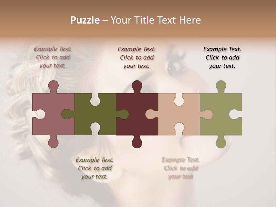 Closeup Fresh Cute PowerPoint Template