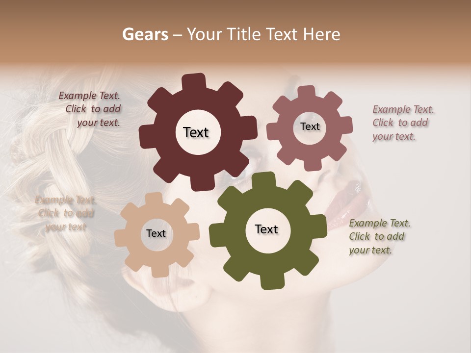 Closeup Fresh Cute PowerPoint Template