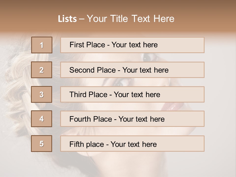 Closeup Fresh Cute PowerPoint Template