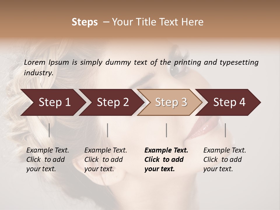 Closeup Fresh Cute PowerPoint Template