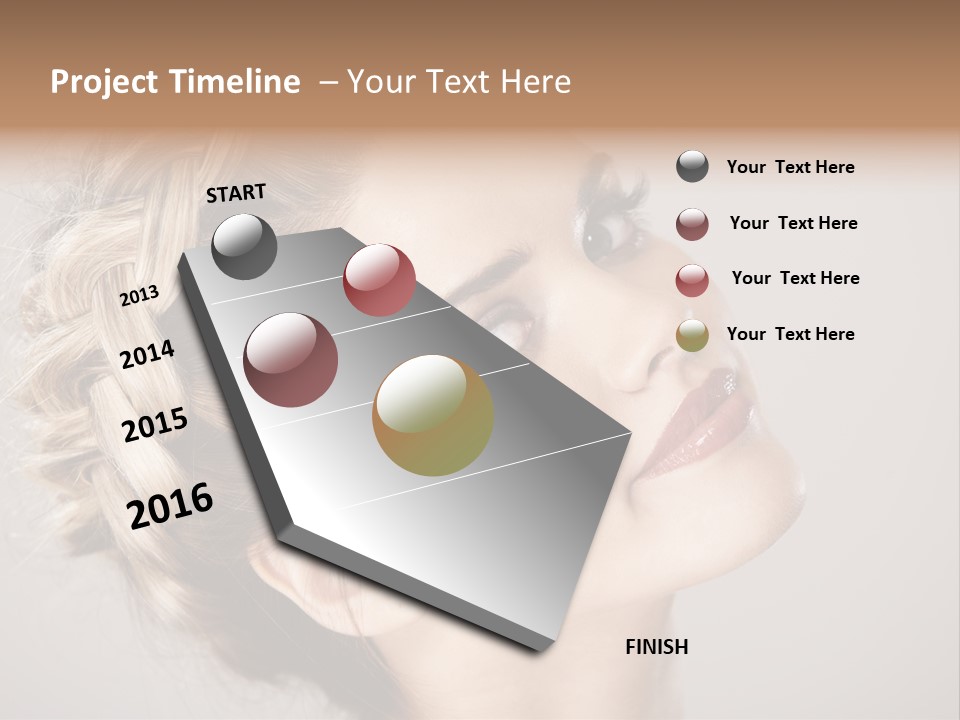 Closeup Fresh Cute PowerPoint Template