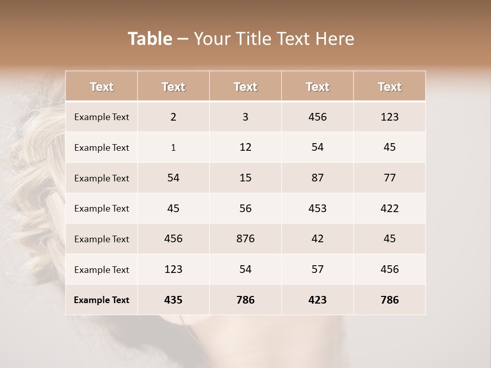Closeup Fresh Cute PowerPoint Template