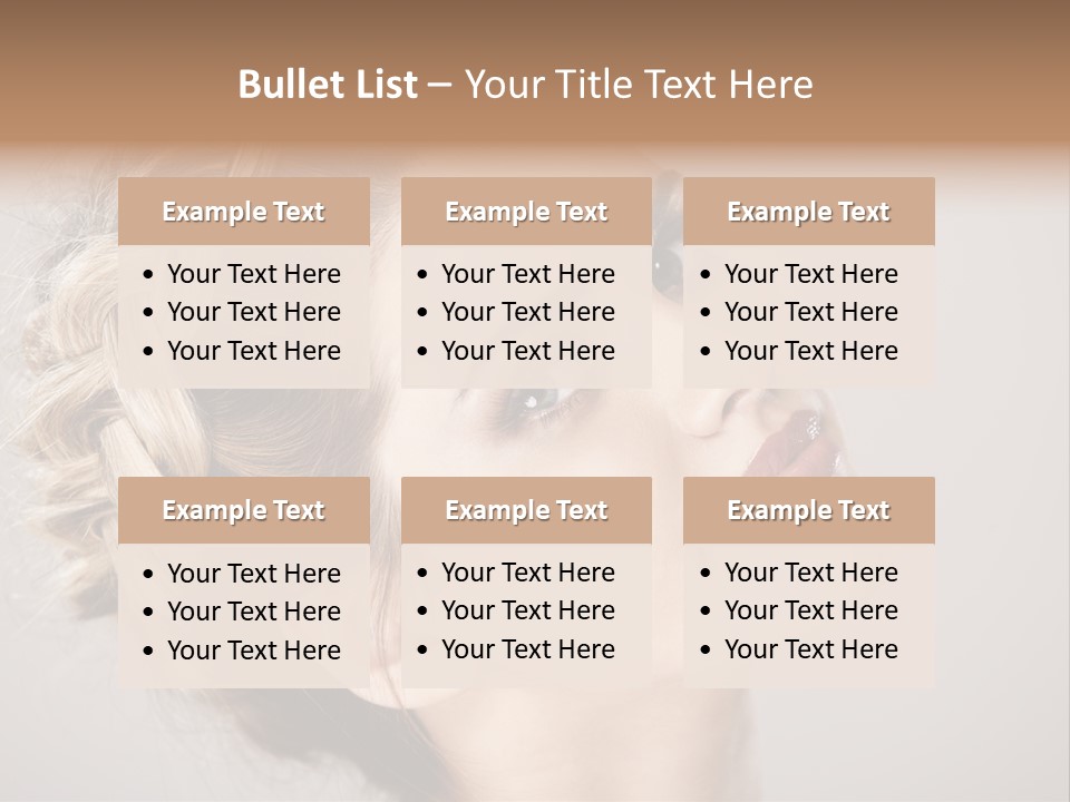 Closeup Fresh Cute PowerPoint Template