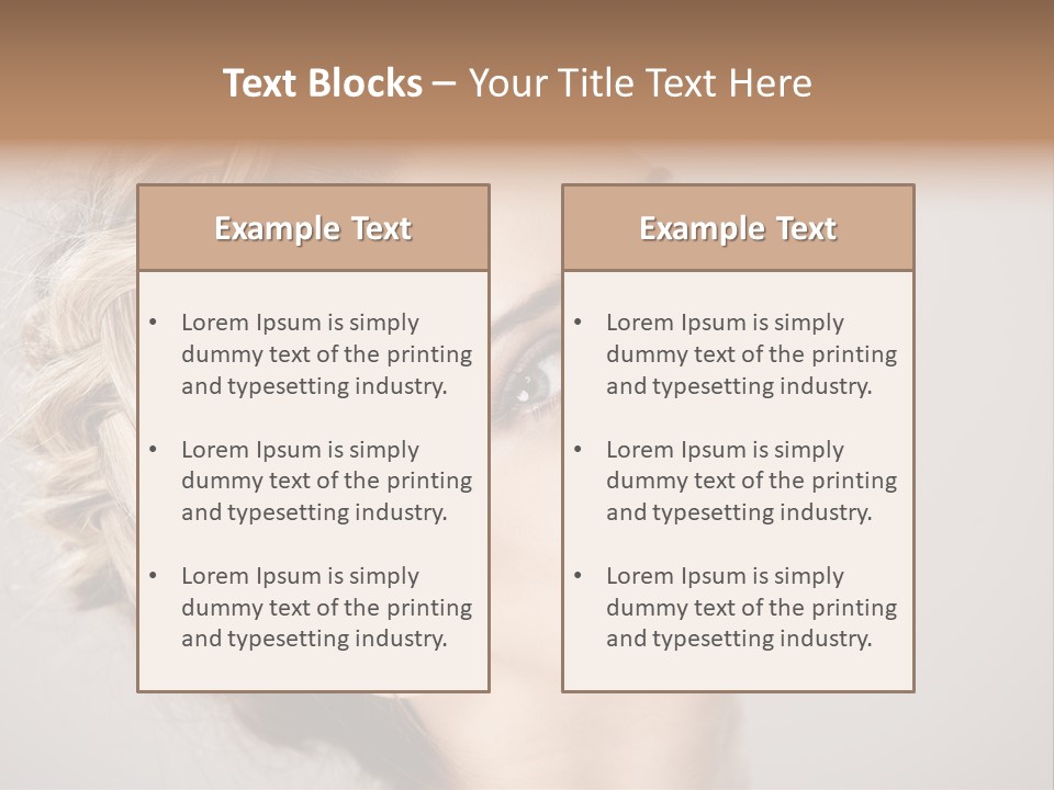 Closeup Fresh Cute PowerPoint Template