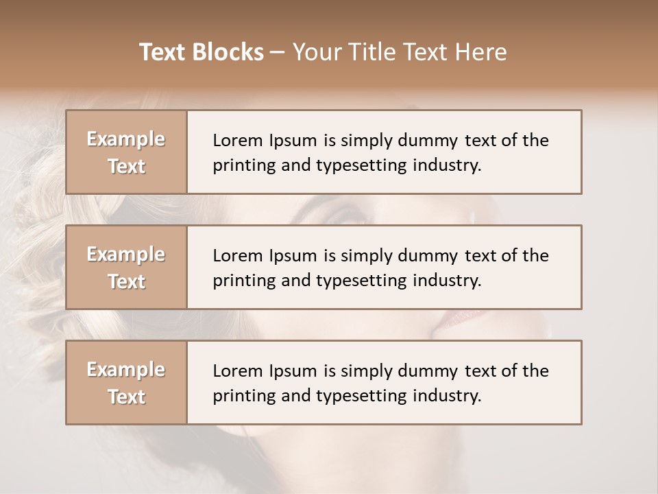Closeup Fresh Cute PowerPoint Template
