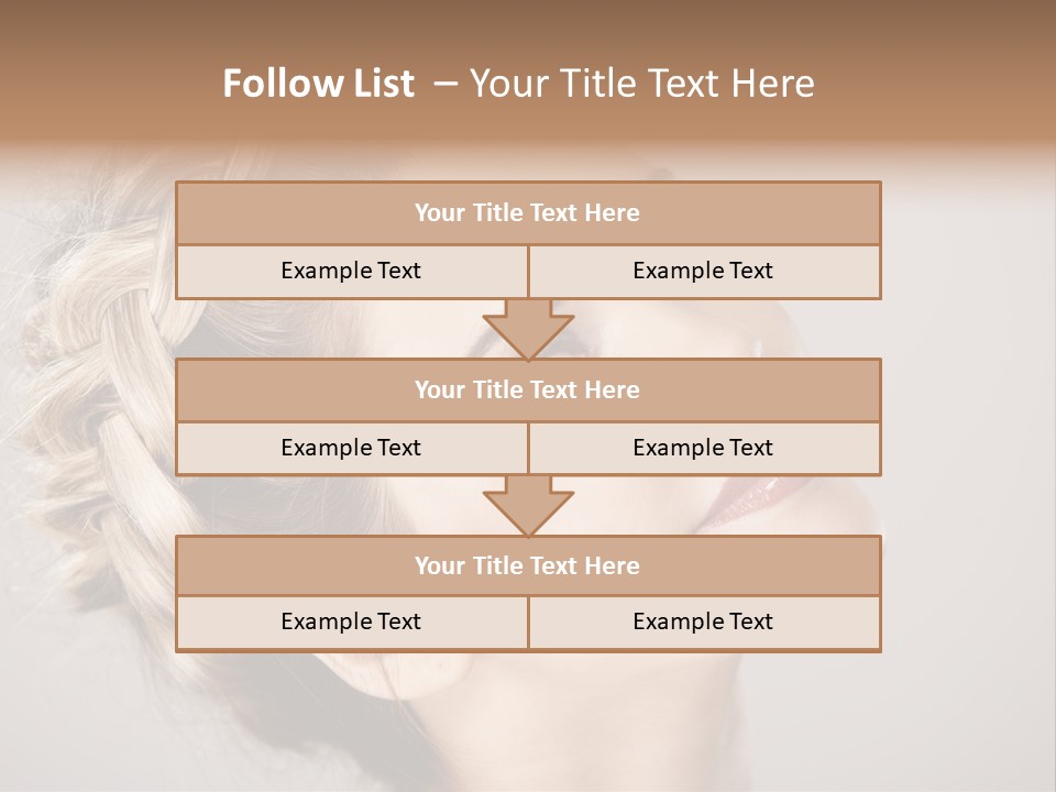 Closeup Fresh Cute PowerPoint Template