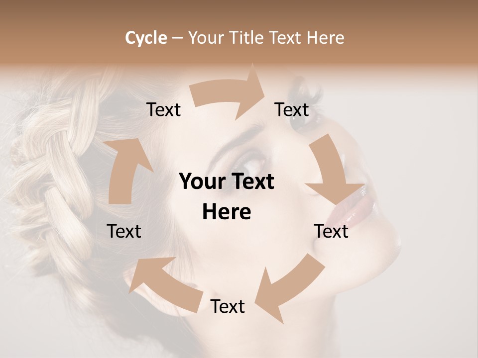 Closeup Fresh Cute PowerPoint Template