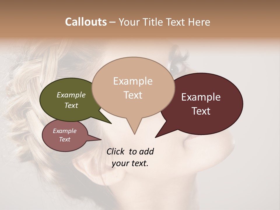 Closeup Fresh Cute PowerPoint Template