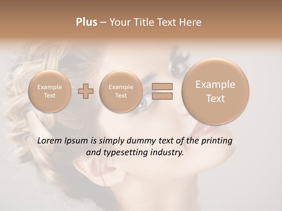 Closeup Fresh Cute PowerPoint Template