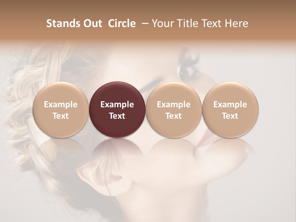 Closeup Fresh Cute PowerPoint Template