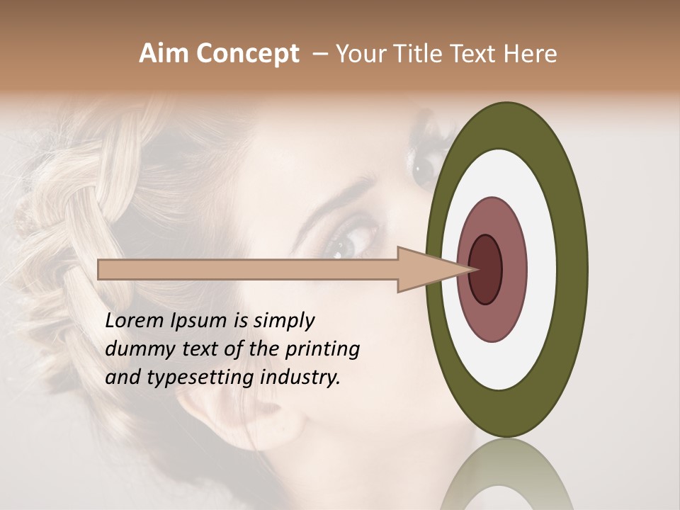 Closeup Fresh Cute PowerPoint Template