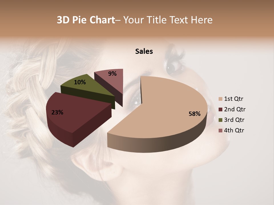 Closeup Fresh Cute PowerPoint Template