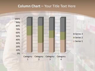 Retail Woman Customer PowerPoint Template