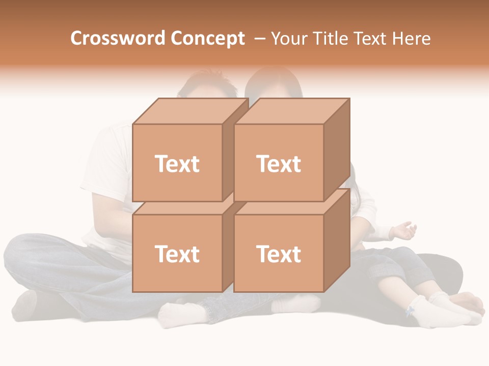 Parents Daughter Girl PowerPoint Template