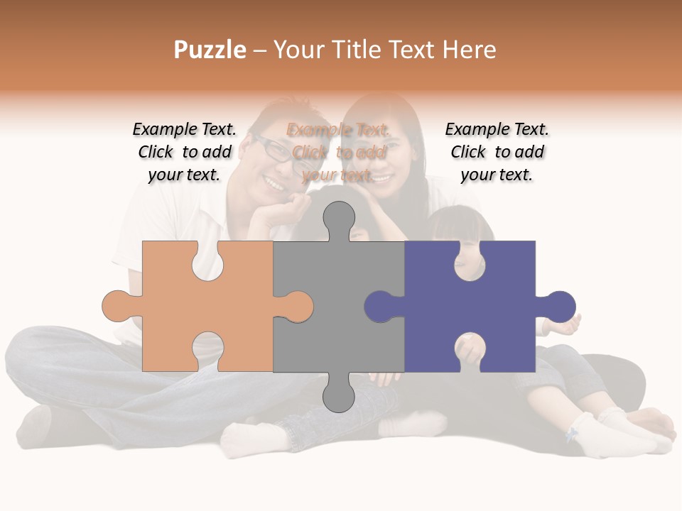 Parents Daughter Girl PowerPoint Template