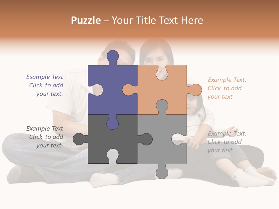 Parents Daughter Girl PowerPoint Template