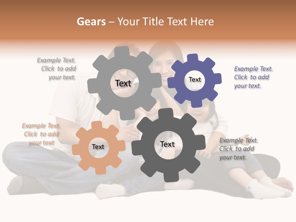 Parents Daughter Girl PowerPoint Template