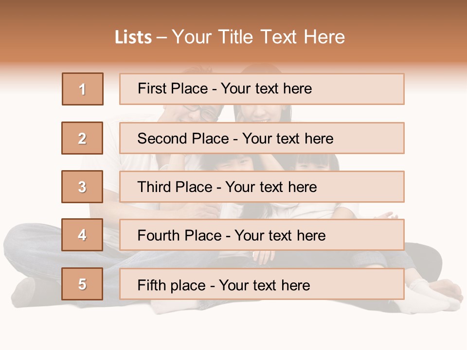 Parents Daughter Girl PowerPoint Template