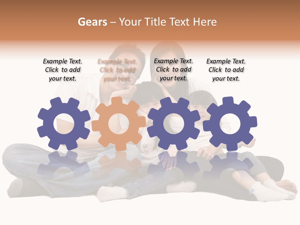 Parents Daughter Girl PowerPoint Template