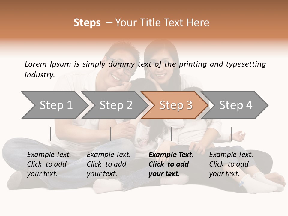 Parents Daughter Girl PowerPoint Template