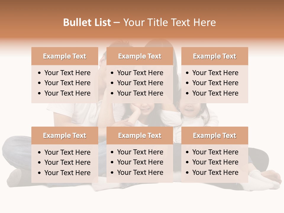 Parents Daughter Girl PowerPoint Template