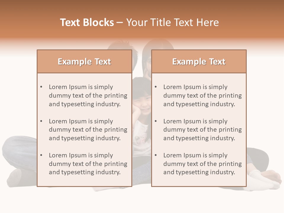 Parents Daughter Girl PowerPoint Template