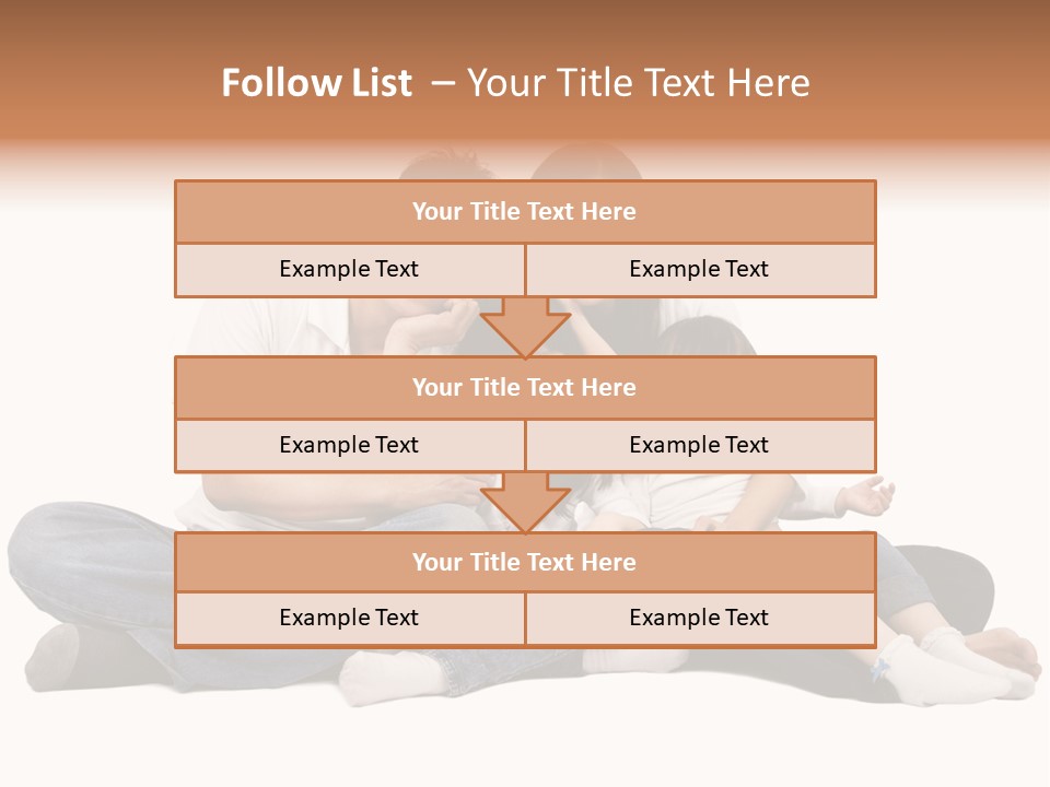 Parents Daughter Girl PowerPoint Template