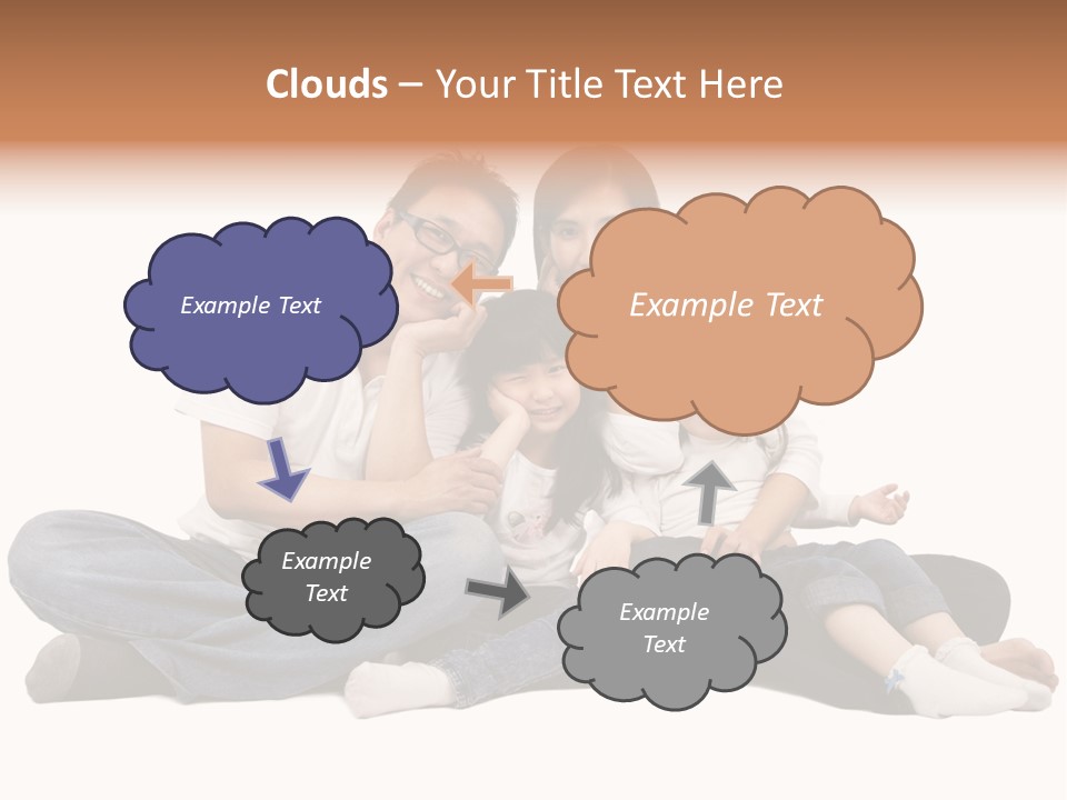 Parents Daughter Girl PowerPoint Template