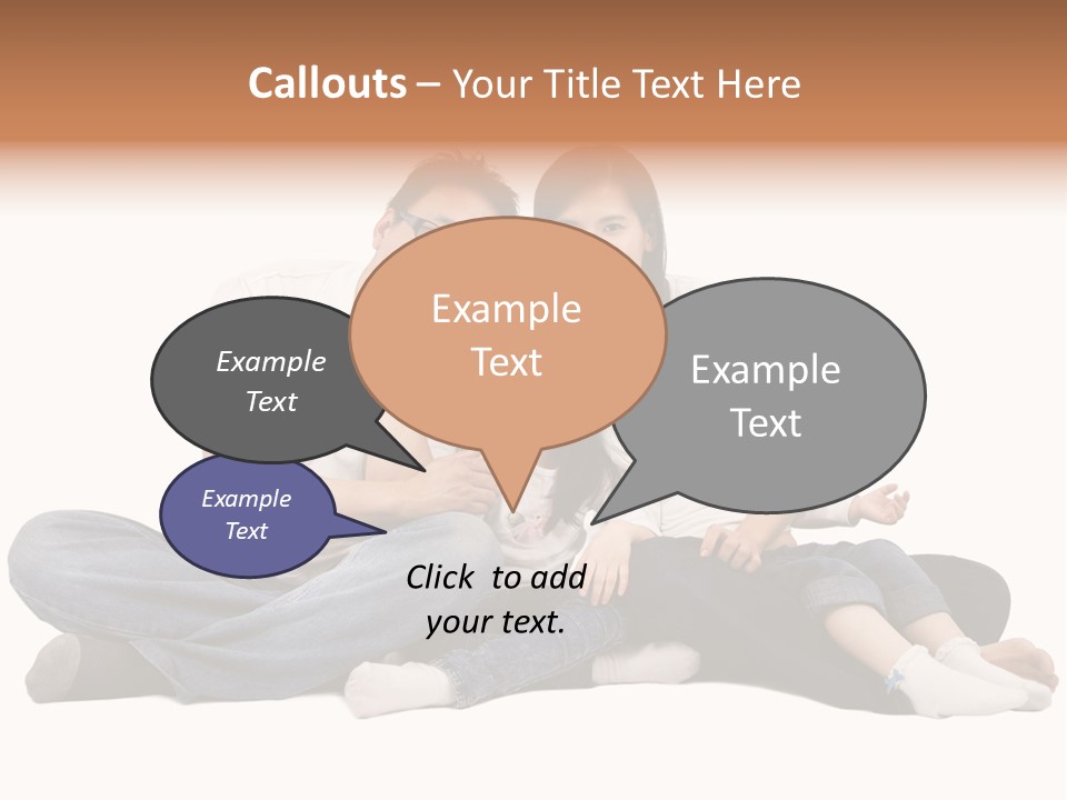 Parents Daughter Girl PowerPoint Template