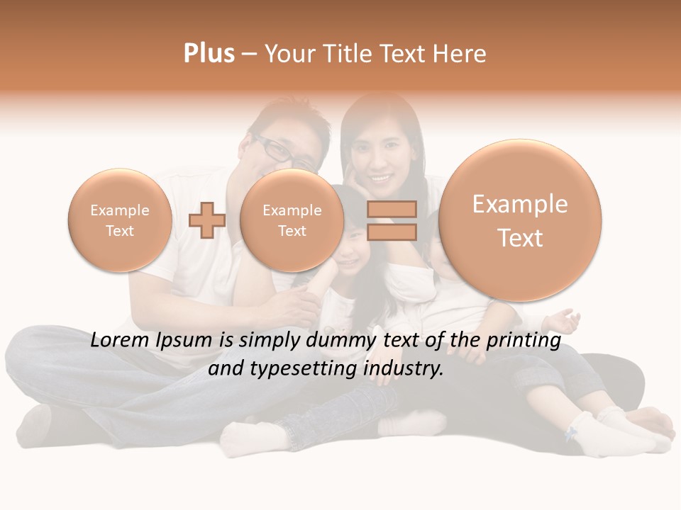 Parents Daughter Girl PowerPoint Template