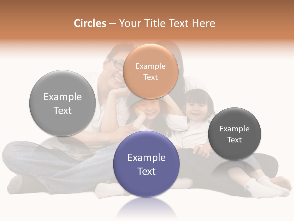 Parents Daughter Girl PowerPoint Template